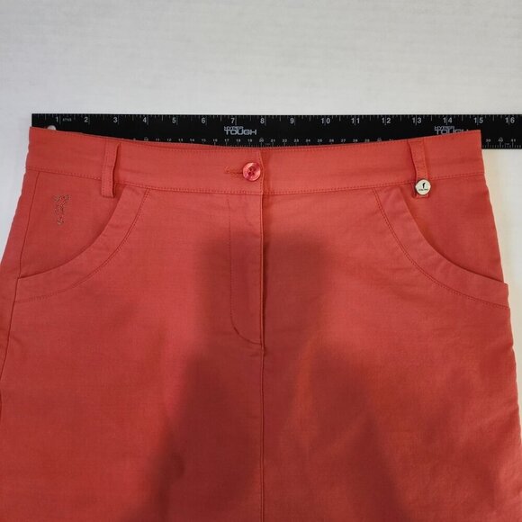 Golfino Golf Skort Womens 6 Coral Stretch Performance Brief Active Outdoor Bold - Picture 7 of 11